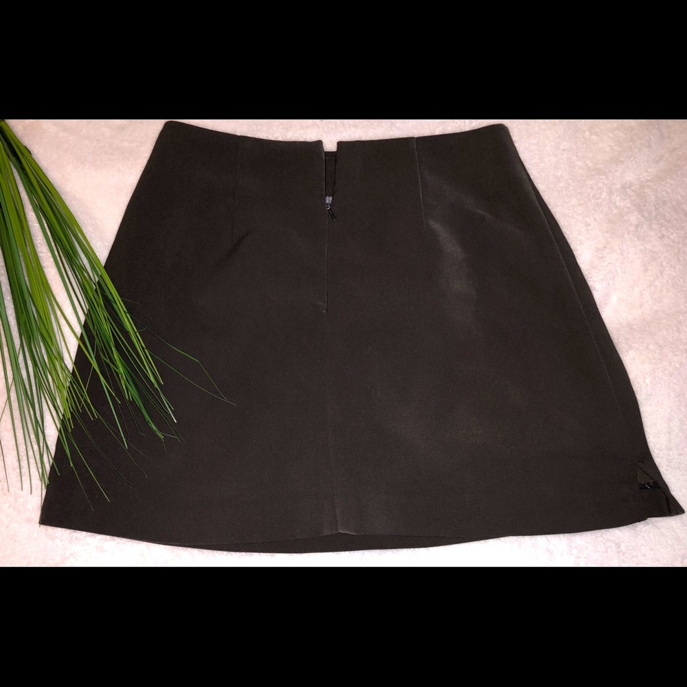 Miss casual mini skirt M dark gray